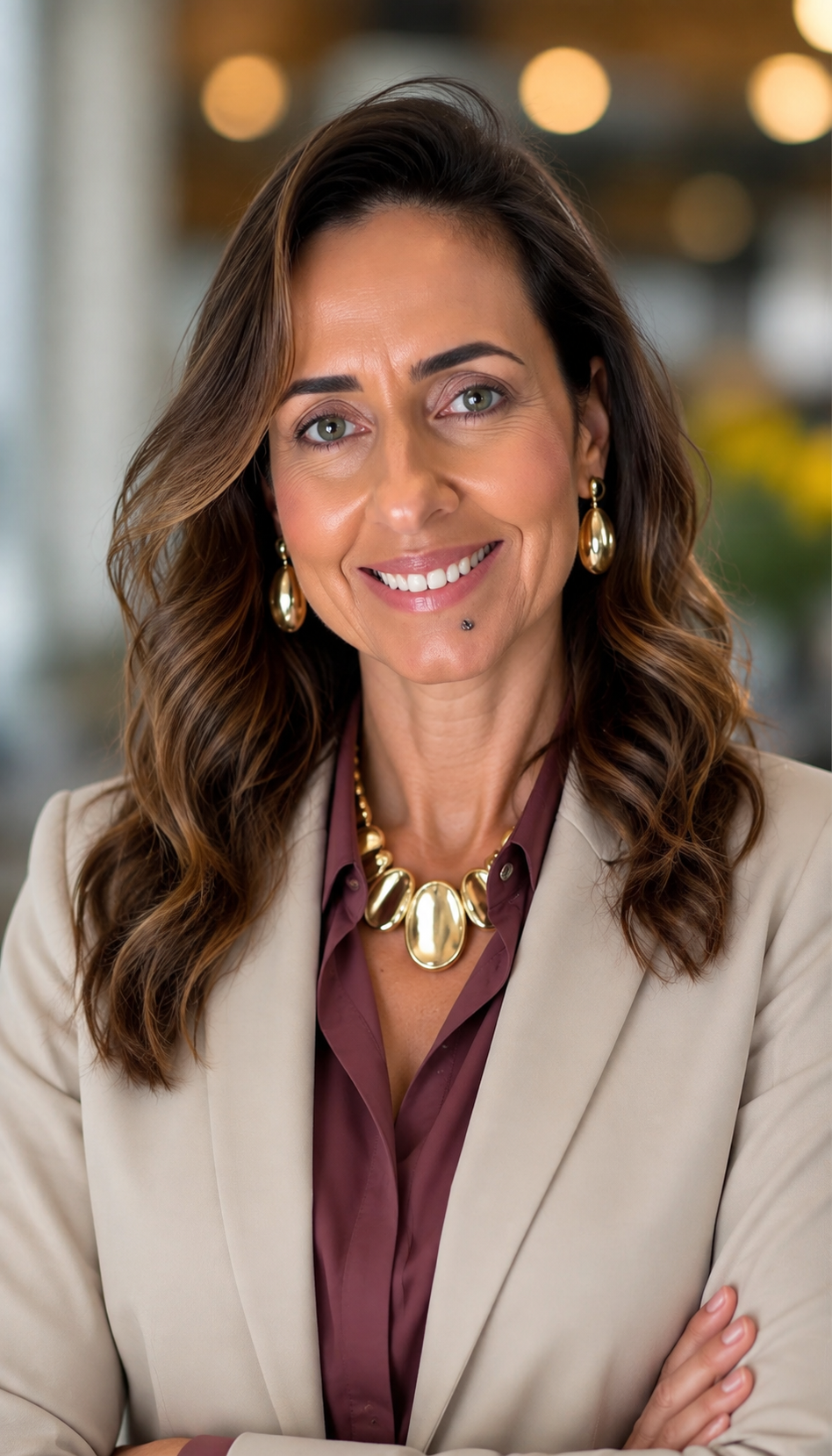 Andreia Santos pronta para conversar sobre seu negócio